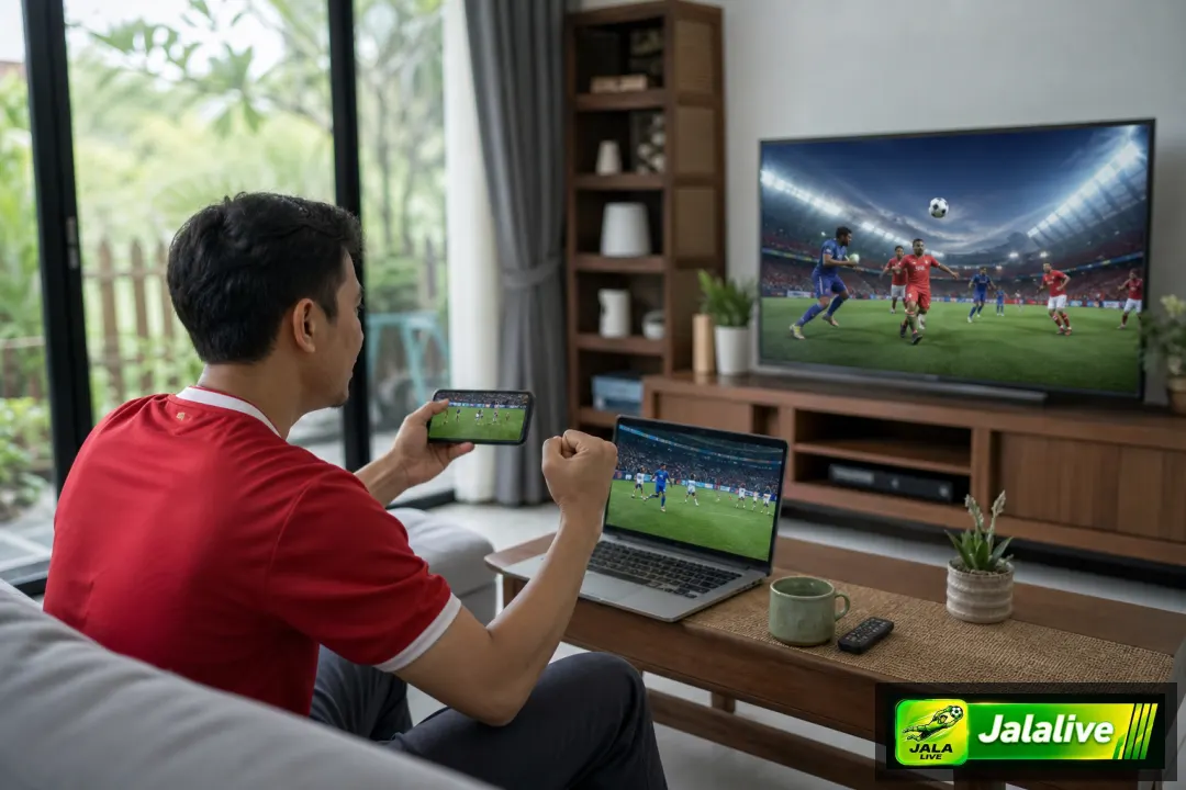 Ilustrasi sepak bola Jalalive